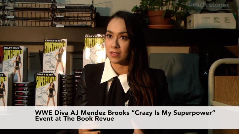 WWE Diva AJ Mendez at Meets Her Fans at The Book Revue