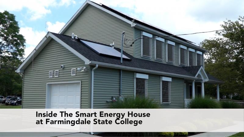 Inside The Smart Energy House at Farmingdale State College